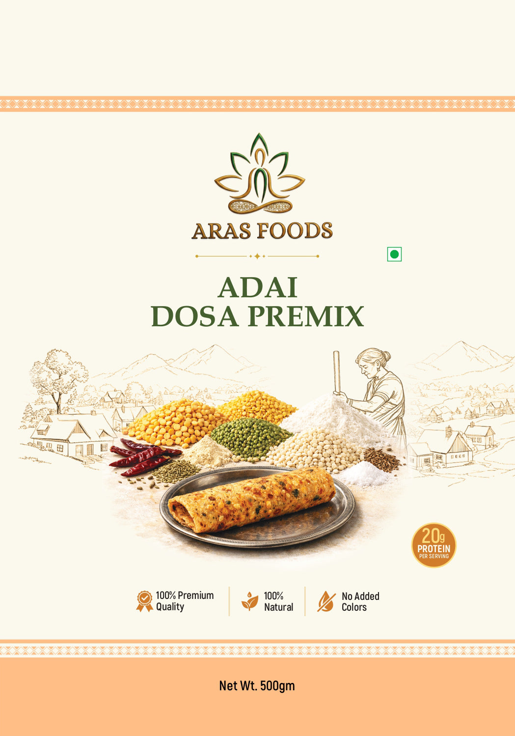 Adai Dosa mix-500gm