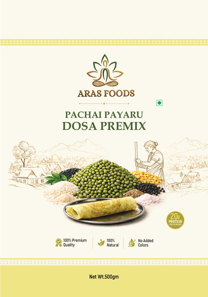 Pachai payaru dosa mix - green gram dosa mix-500gm