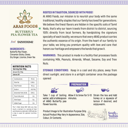 Butterfly Pea Flower Tea -  250gm