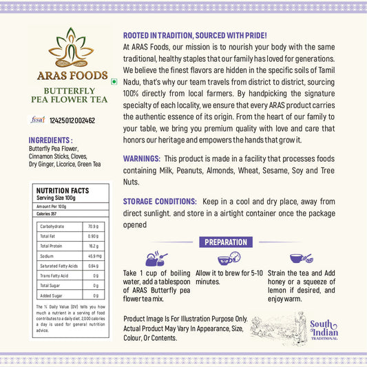 Butterfly Pea Flower Tea -  250gm