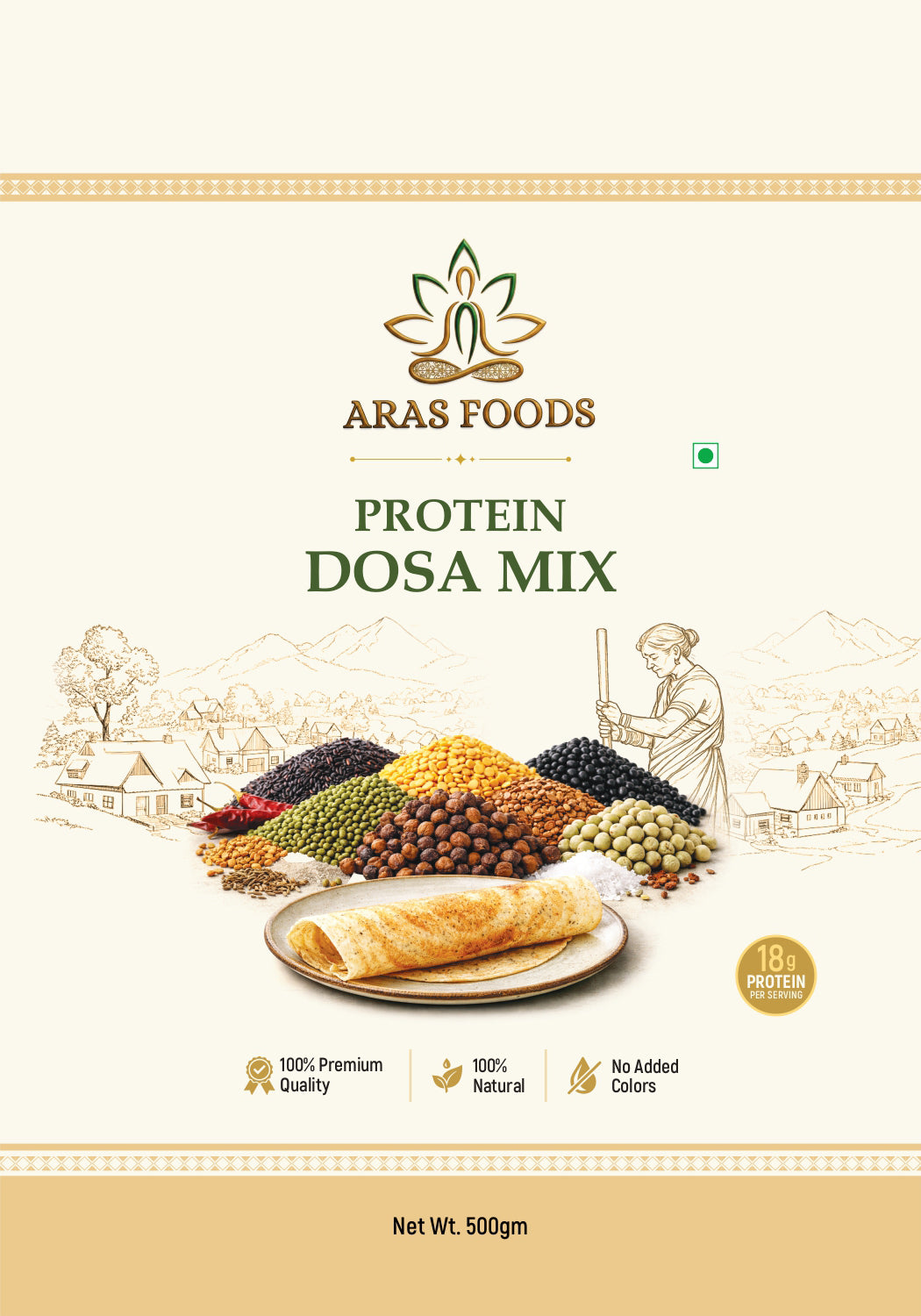 Protein dosa mix - 500gm