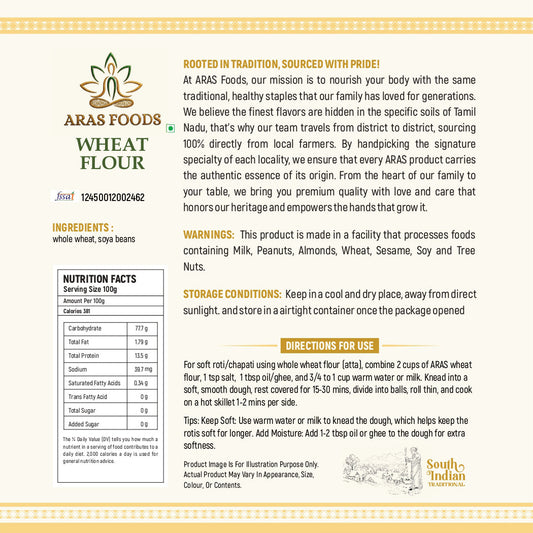 Wheat flour- 500gm