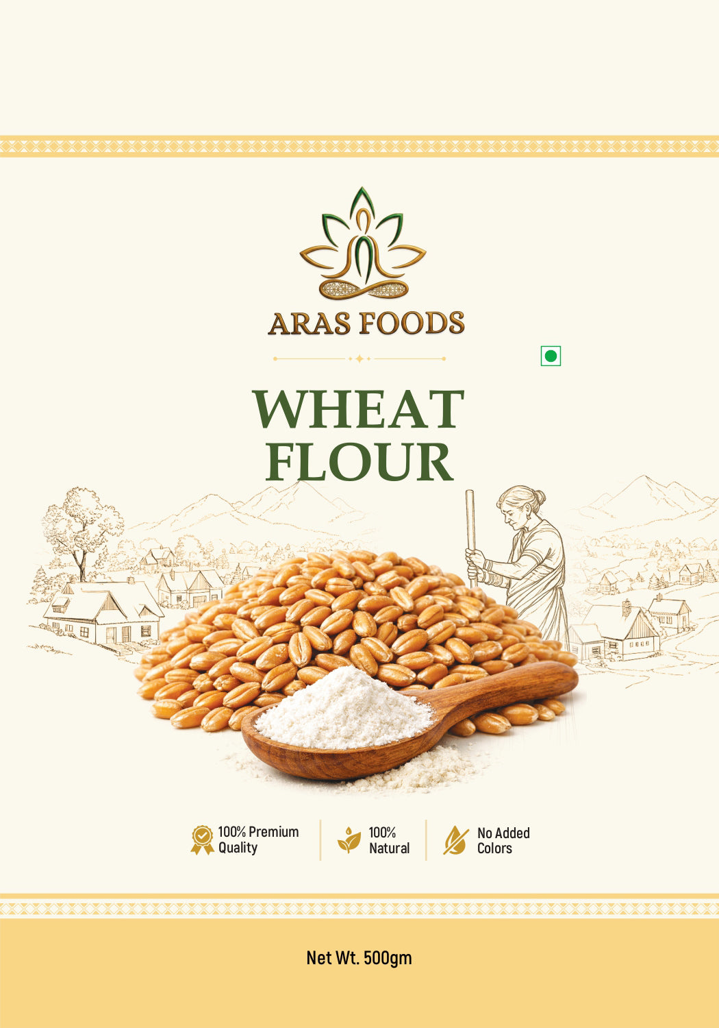 Wheat flour- 500gm