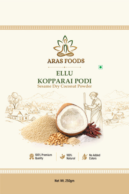 Ellu kopparai podi-sesame dry coconut powder